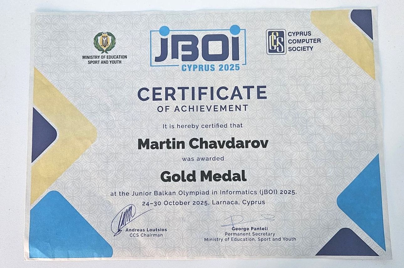 Certificate thumbnail